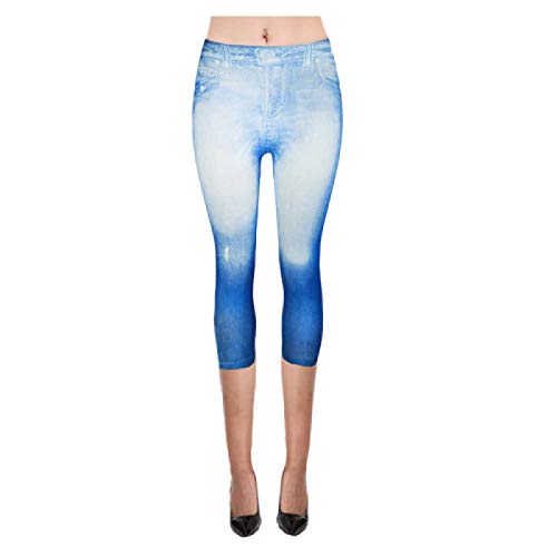 Femmes élastique imprimé Slim Fit Yoga Skinny Leggings Pantalons Loisirs Quotidiens Taille Haute entraînement Short Cover