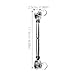 LOPUNER 2pcs M8 Stainless Steel Closed Body Jaw and Jaw Turnbuckle Heavy Duty Wire Rope Cable Tightener Rigging Screw for Industrial and Outdoor Use