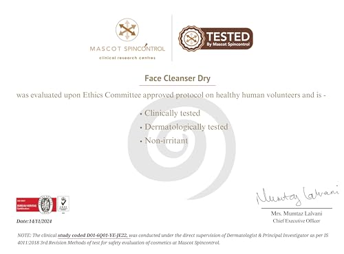 Image of N4N No soap powder Face Cleanser | With Lotus & Vetiver | For Fresh & Glowing Skin, Deep Cleanses | Dirt Removal | For Normal, Dry & Oil Skin | Paraben Free | 75 g