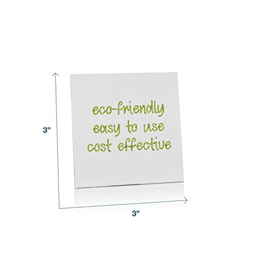 mcSquares Stickies Dry-Erase Sticky Notes - Reusable Whiteboard Stickers - 3 inch Square 24 Pack - Post Reminders, Labels, Lists, and Decals - Never Buy Paper Notes Again, Its Eco-Friendly! - Thumbnail 6