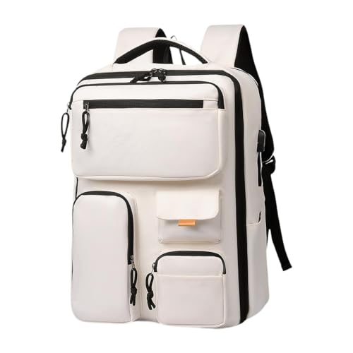 Zxpjkyu Mochila para Caminhadas, Corrida, Deslocamento Diário, Escalada E Trilhas, Bege