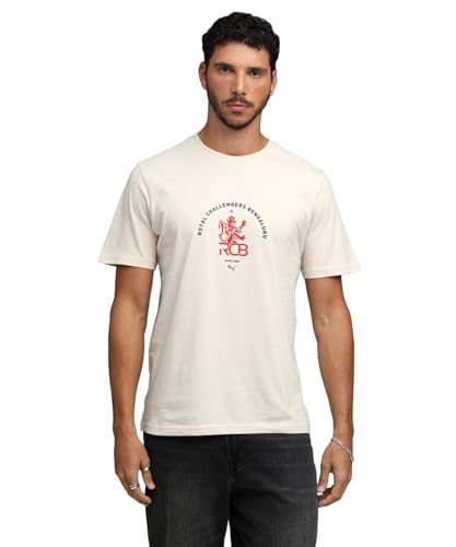 Image of Puma RCB 2026 Men's Logo Print Tee | IPL 2026