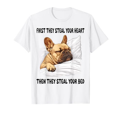 Schlafpyjama mit französischer Bulldogge T-Shirt