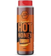 JD's Smoked Hot Honey | Chipotle Infused Honey with Chilli Flakes | Perfect for Tacos, Nachos, Bu...