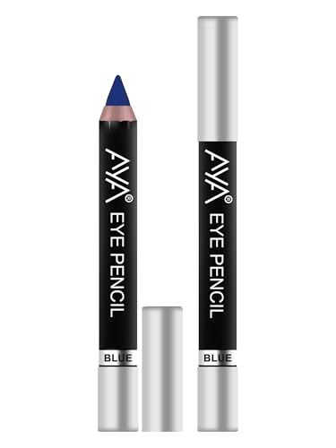 Image of AYA Eye Pencil For Kajal /Eye Liner - Blue 2.8g | Glides Smoothly | Creamy smooth formula | Light weight