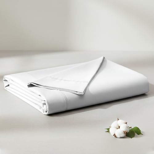 Pizuna Drap Plat 2 Personnes 270x310 cm, Blanc