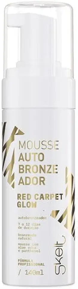 Skelt Mousse Autobronzeador 140ml | Bronzeado Médio, 6 a 8 Horas Para Um Bronzeado Perfeito, Duração de 7 a 12 Dias, Cor-Guia | Todos os Tipos de Pele