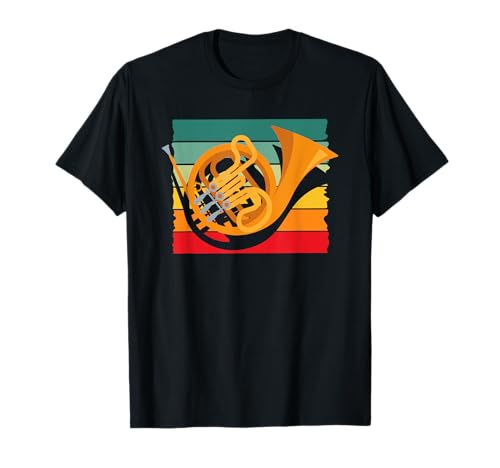 Tuba Player Retro French Horn Classic Music T-Shirt