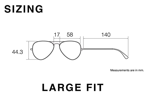 O'NEILL 9005 2.0 Men's Polarized Square Large Fit Sunglasses, 58 mm, UV Protection4