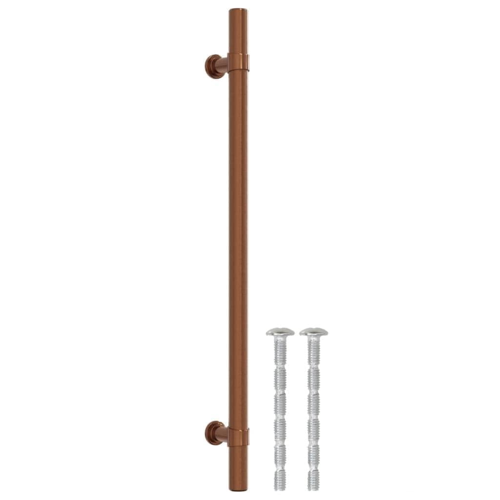 Confezione da 20 maniglie per mobili in bronzo, distanza tra i fori di 224 mm, stile vintage, in acciaio inox, per armadi da cucina, cassetti, design a T, lunghezza 288 mm, viti incluse