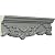 Ekena Millwork CHA04X01EM 4 1/4"H x 1 4"P x 94 1/2"L Emery Chair Rail