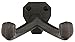 Emtek 2707 Tuscany Bronze 3-1/2" Double Robe Hook, Medium Bronze