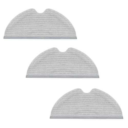 Spare Parts 3Pack Mop Pads, Compatible with Dreame F9, D9, D9 Pro, D9 Max Black, L10 Pro Robot Vacuum Cleaner Accessories Replacement