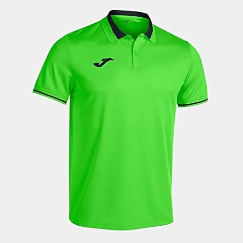 Polo Joma Championship Vi Manga Corta Verde Flúor Negro Cover