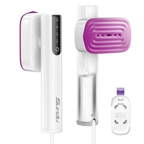 Best Garment Steamer For Home Use 3 Steamer for Clothes, 2-in-1 Travel Steamer & Iron for Clothes, Portable Handheld Garment Steamer, 15s Fast Heat-up, 1200W, Large Ceramic Heat Panel, Quick Wrinkle Removal, Travel & Home Use