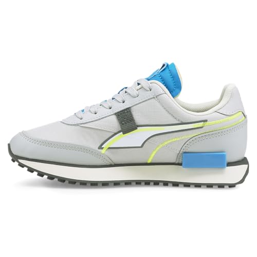 PUMA Kids Boys Future Rider Twofold Lace Up Sneakers Shoes Casual - Blue, Grey - Size 4.5 D4