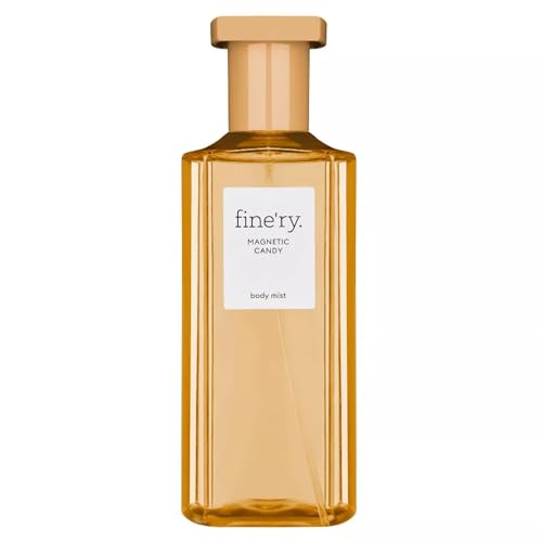 Image of Fine'ry Citrus Gourmand Hair + Body Fragrance Mist Spray for Girls & Women - Magnetic Candy - Sugared Violet, Pink Pomelo & Cotton Candy, Long-Lasting, Vegan & Cruelty-Free, Gift for Teens (5 Fl Oz)