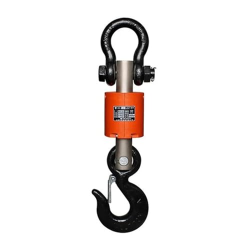 Grúa colgante electrónica con pantalla digital inalámbrica de 3T/5T, grúa de elevación industrial recargable con control remoto de 200 m para construcción, fábrica, granja(OCS-5T)