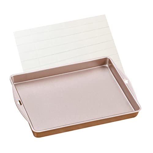 Zerodeko Nougat Mold Set Baking Tray and Grating Board Non-Stick Rectangular Candy and Dessert Making Molds for Home Baking Multi-Functional Nougat and Snowflake Crisp Kit