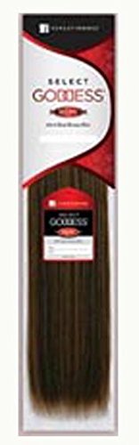 SENSATIONNEL Goddess Select Remi Hair Extensions 100% Human Hair Yaky (14", #1 - JET BLACK)