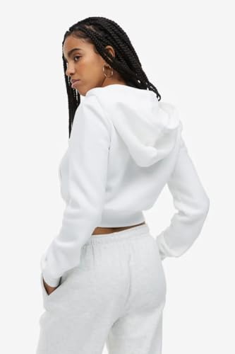 Image of Solid Women's Casual Zipper Hoodie for Winter