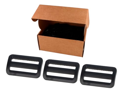 Boucle coulissante VELOX noir 32,30 mm passant sangle sac à dos