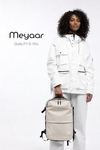 Image of Meyaar 60L Vacuum Compression Travel Backpack with Air Pump Included, Expandable Space Saver, Waterproof, TSA Lock & Multi-Pocket Design Laptop Backpack with USB Charging