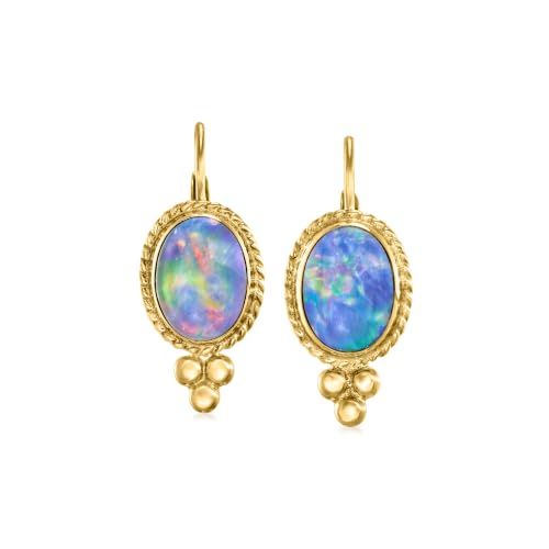 Ross-Simons Blue Opal Triplet Drop...