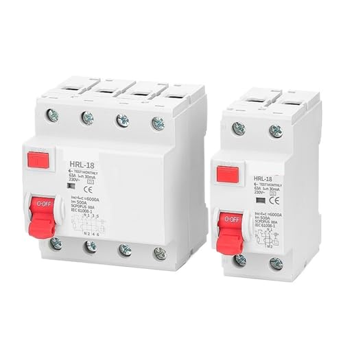Disjoncteur différentiel type AC 30mA contre les risques d'électrisation domestique