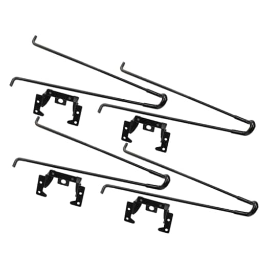 Veemoon 4 Patas De Mesa Plegables Patas De Banco De Hierro DIY Pata De Mesa Al Aire Patas De Mesa con Horquilla Patas De Soporte De TV Patas De Marco De Cama Pata De Silla Patas De