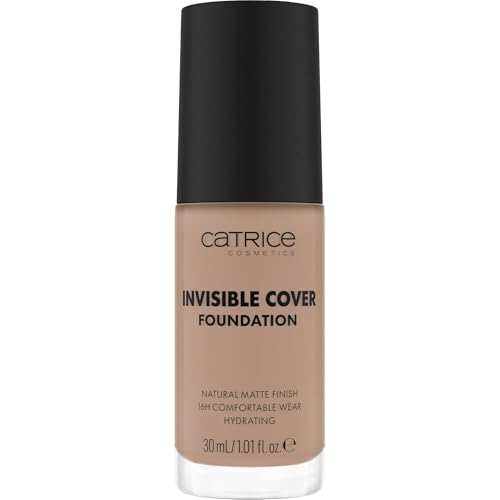 Catrice Cosmetics Base Invisible Cover, hidratar/humectar, de larga duración, matificante, natural, mate, 30 ml