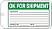 ACCUFORM Safety TAG: OK for Shipment RP-Plastic (MMT323PTP)