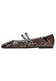 VOILE BLANCHE Ballerine in Pelle, Marrone- 39 immagine