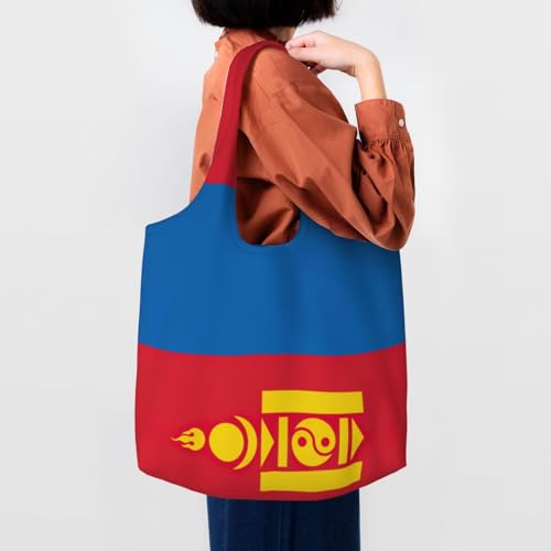 Sac fourre-tout drapeau mongol : cadeau original pour mère