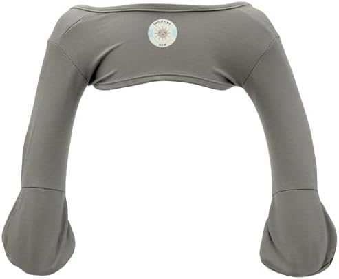 Smooth Me Now Eczema Scratch Sleeves and Mittens for Babies and Toddlers | 1 Pack Eczema Sleeves with Soft Mitts to Stop Scratching | 3m-6 (Gray, 2T)