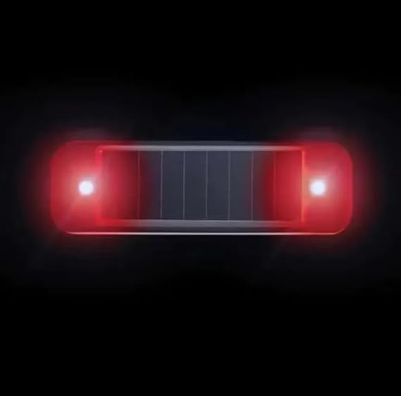 Image of iGADG Solar Powered Anti-Theft Car Warning Light | Flashing LED Emergency Strobe Light for Vehicle Security | No Wiring Needed | Auto Light Sensor | Universal Fit for Cars & SUVs (1)