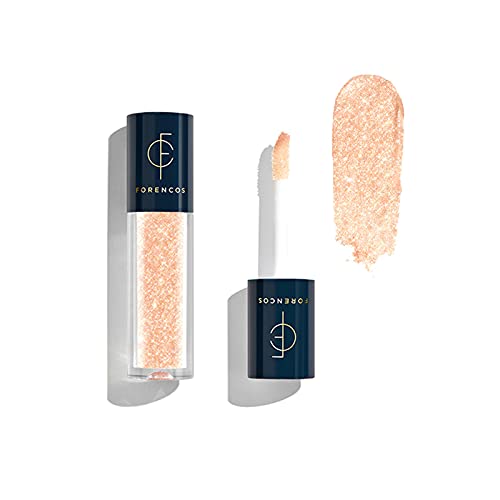 FORENCOS Metal Glitzy Liquid Glitter | Korean Cosmetics, 5 Stunning Shades, Eye Highlighter, Pop of Shimmer (03 Capella)