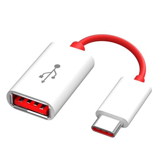 REDTECH Premium USB Type C to USB A 3.0 OTG Adapter | High-Speed Data Sync & Fast Charging Converter Cable | Plug & Play for Laptops, MacBooks, Smartp