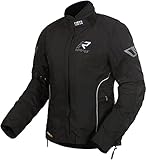 Rukka Hermia - Chaqueta de Gore-Tex para mujer, color negro, impermeable, protectores Cordura D3O