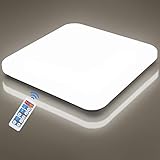 Schutzart IP54 wasserdicht: Optimale LED Deckenleuchte für die Wand- und Deckenmontage in Dielen, Fluren, Treppenhäusern oder Bädern. Und unsere Deckenlampe mit bewegungsmelder bringt Ihnen ein flimmerfreies, flackerfreies und blendfreies Licht.