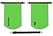 MARCHWAY Floating Waterproof Dry Bag Backpack 5L/10L/20L/30L/40L, Roll Top Sack Keeps Gear Dry for Kayaking, Rafting, Boating, Swimming, Camping, Hiking, Beach, Fishing (Green, 10L)