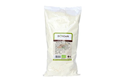 BIONSAN HARINA BLANCA DE TRIGO ECOLOGICA 1 KG | 3 BOLSAS DE 1KG
