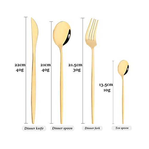 Set Cubiertos Cocina 24 Piezas Acero Inoxidable miniatura 7