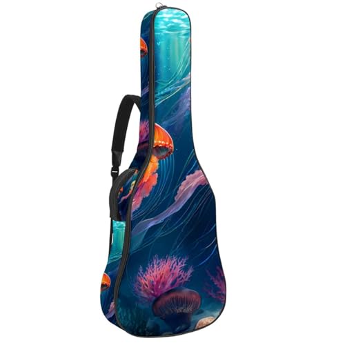 Sac pour guitare de 101,6 cm étui étanche avec plusieurs poches housse