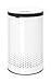 Brabantia 105142 kosz na pranie, 60 l, pokrywka z tworzywa sztucznego, biały