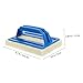 GANAZONO 2pcs Heavy Duty Bath Brush Handle for Kitchen Bathrooms Scrubbing Pad Sponge Brush Set