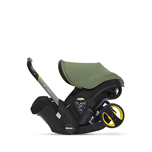 Doona Infant Car Seat & Latch Base - Rear Facing Car Seat And Car Seat Base, Car Seat To Stroller In Seconds - Us Version, Desert Green #TOP3