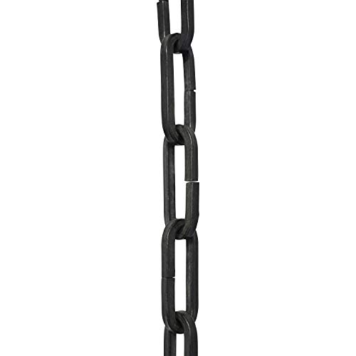 Image of RCH Hardware CH-I-49S-OBB Iron Chandelier Chain, Oil Bronzed Black (1 Foot)