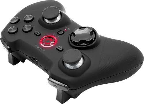 Speedlink RAIT Gamepad Wireless – kabelloser Controller mit Vibrationsfunktion, Dauerfeuer Funktion, für PC/PS3/Switch, gummierte Oberfläche, schwarz – Bild 6