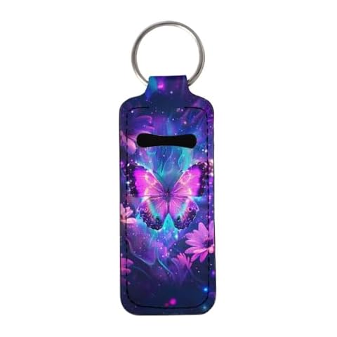 STUOARTE Portable Chapstick Keychain Cover